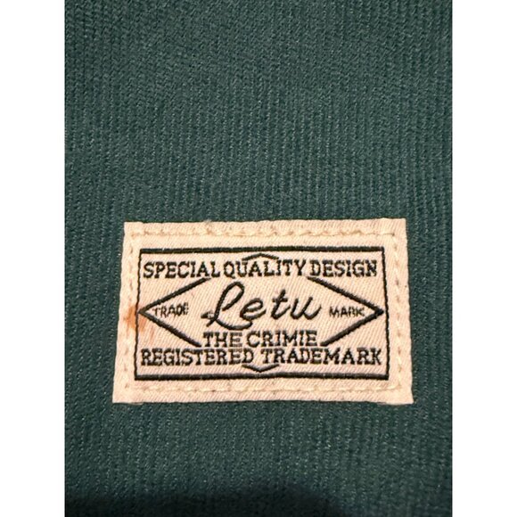 LETU Green Corduroy Tote Bag Adjustable Shoulder Strap 10X8 - Picture 3 of 14